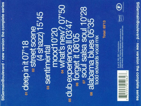 St Germain - Boulevard - New Version The Complete Series (CD