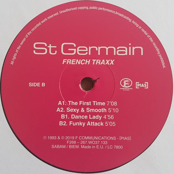 St Germain - French Traxx EP (12", EP, Ltd, RE, RM) F Communications, [pias]