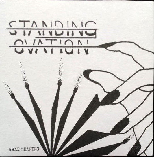 Standing Ovation – What Meaning (7", Dead Wax Records, 2019) Front Cover