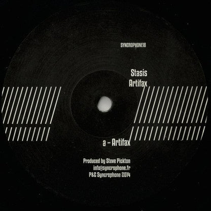 Stasis - Artifax (12") Syncrophone Recordings Vinyl