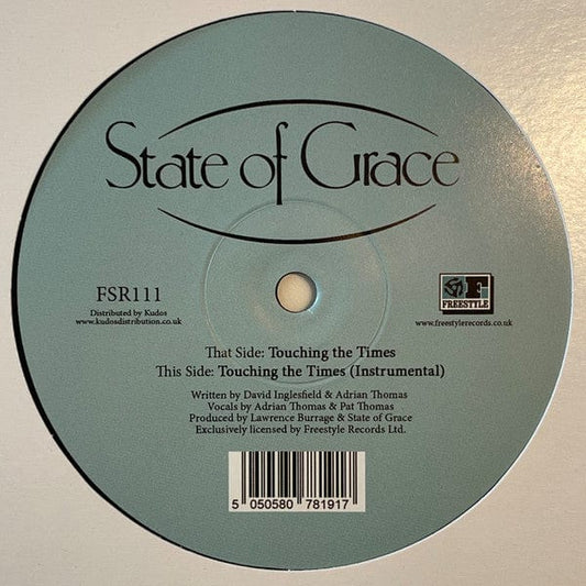 State Of Grace (3) - Touching The Times (12") Freestyle Records (2) Vinyl 5050580781917