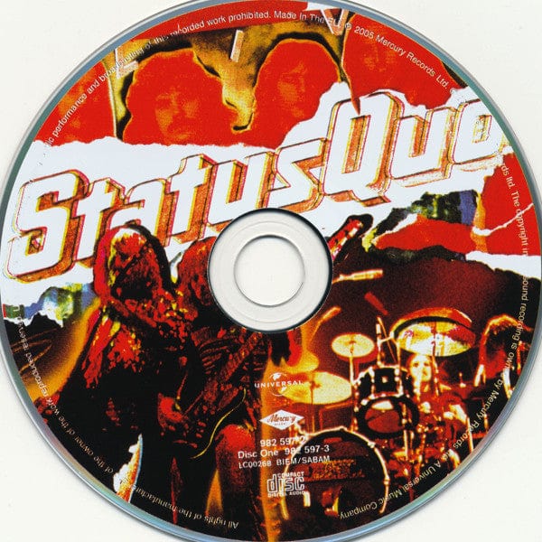 Status Quo - Live (2xCD) Mercury,Universal CD 602498259726