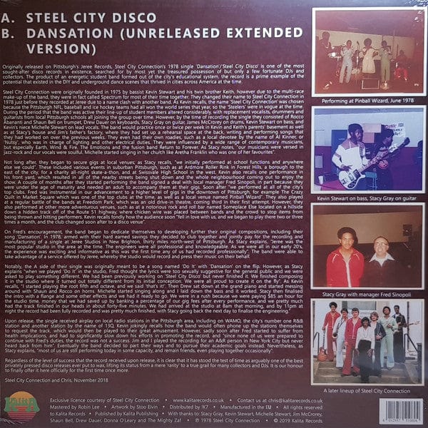 Steel City Connection - Steel City Disco (12") Kalita Records Vinyl 4012957510804