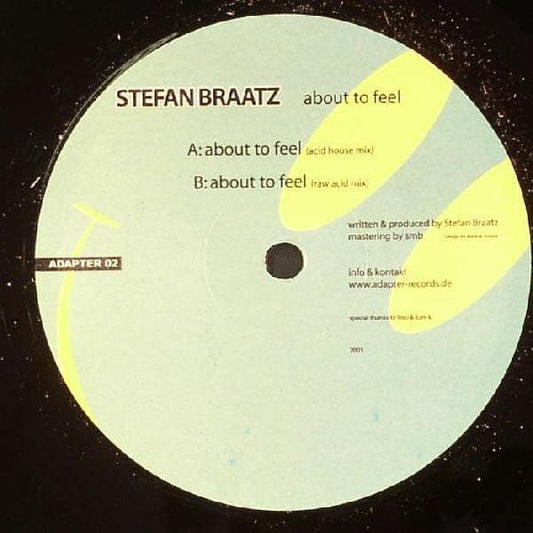 Stefan Braatz - Where Is The Acid? (12") Adapter Records