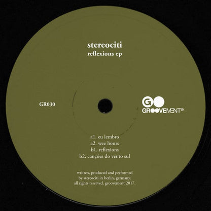 stereociti - Reflexions (12") Groovement Vinyl