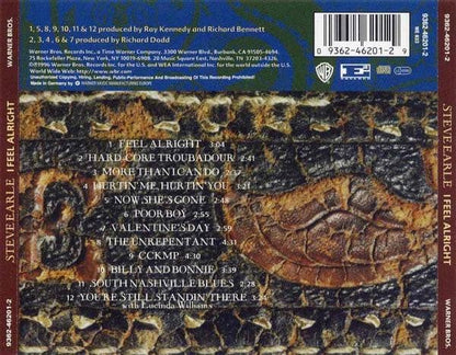 Steve Earle – I Feel Alright (CD, Warner Bros. Records, 1996) Image 3
