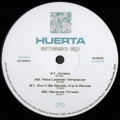 Steve Huerta - Amaso EP  (12") Amadeus Records (2) Vinyl
