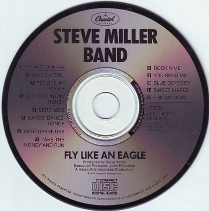Steve Miller Band - Fly Like An Eagle (CD) Capitol Records CD 077774649526