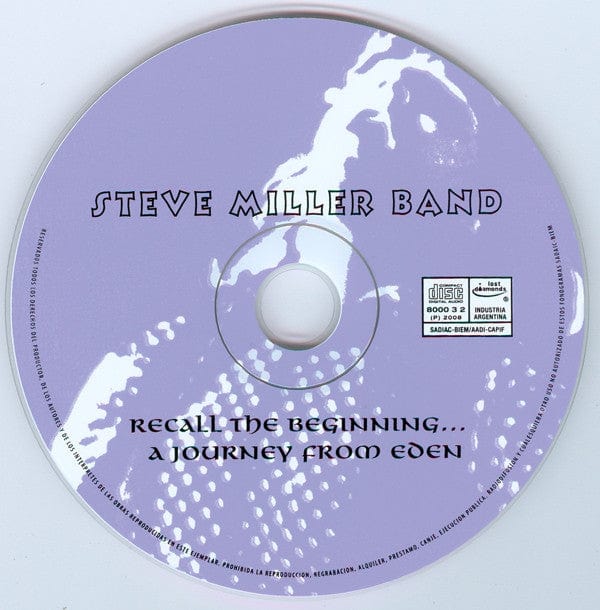 Steve Miller Band - Recall The Beginning...A Journey From Eden (CD) Lost Diamonds CD 605457800038