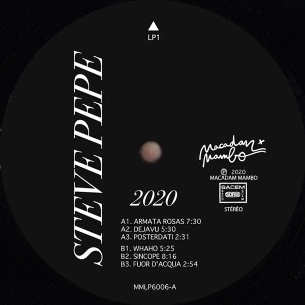 Steve Pepe - 2020 (2xLP) Macadam Mambo Vinyl