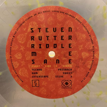 Steven Rutter* - Riddle Me Sane  (2xLP) FireScope Vinyl