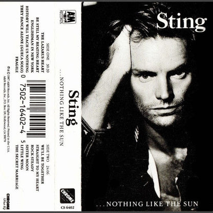 Sting - ...Nothing Like The Sun (Cassette) A&M Records Cassette 075021640245