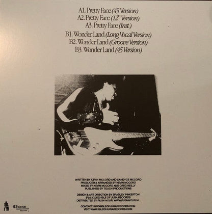 Stinger J. – Pretty Face (12", Isle Of Jura, 2020) Back Cover