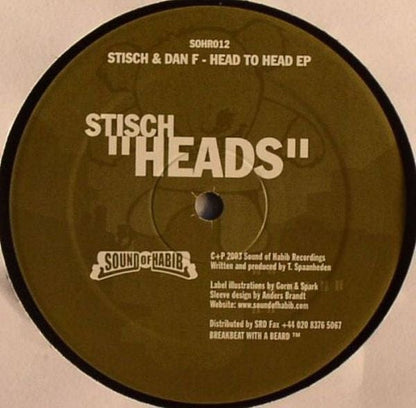 Stisch & Dan F - Head To Head EP (12") Sound Of Habib Vinyl