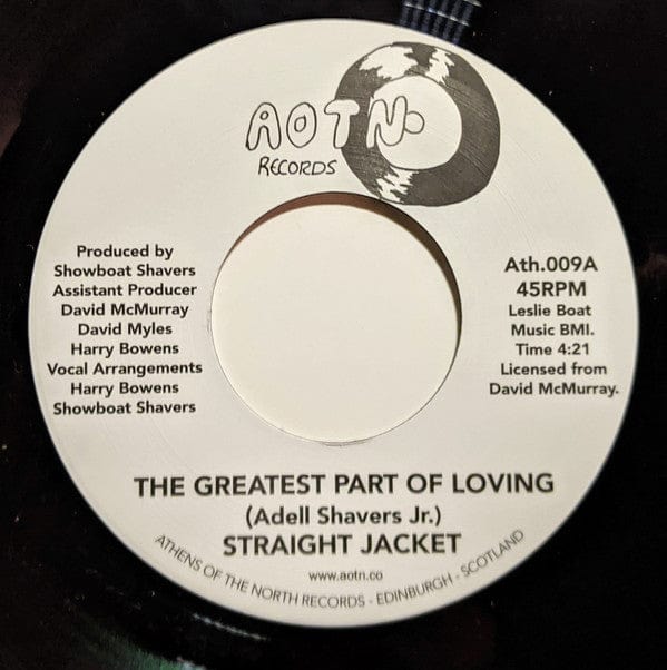 Strait Jacket (7) - The Greatest Part Of Loving / Fun (7") Athens Of The North Vinyl 5050580623361