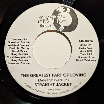 Strait Jacket (7) - The Greatest Part Of Loving / Fun (7") Athens Of The North Vinyl 5050580623361
