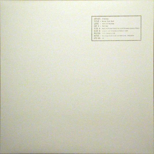 Strategy (3) - Noise Tape Self (LP) Further Records Vinyl