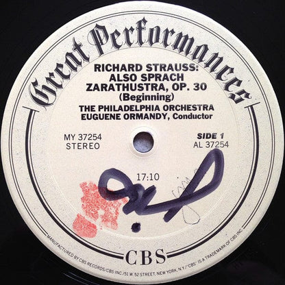 Strauss* / Ormandy*, Philadelphia Orchestra* - Also Sprach Zarathustra (LP) CBS Vinyl 07464372544