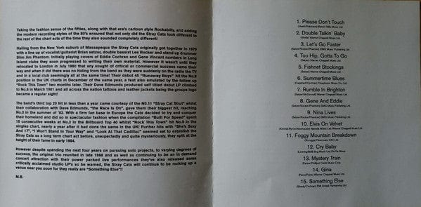 Stray Cats – Something Else (Live) (CD, Receiver Records Limited, 1994) Image 3