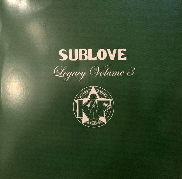 Sub Love - Legacy Volume 3 (2x12") Kniteforce Records Vinyl
