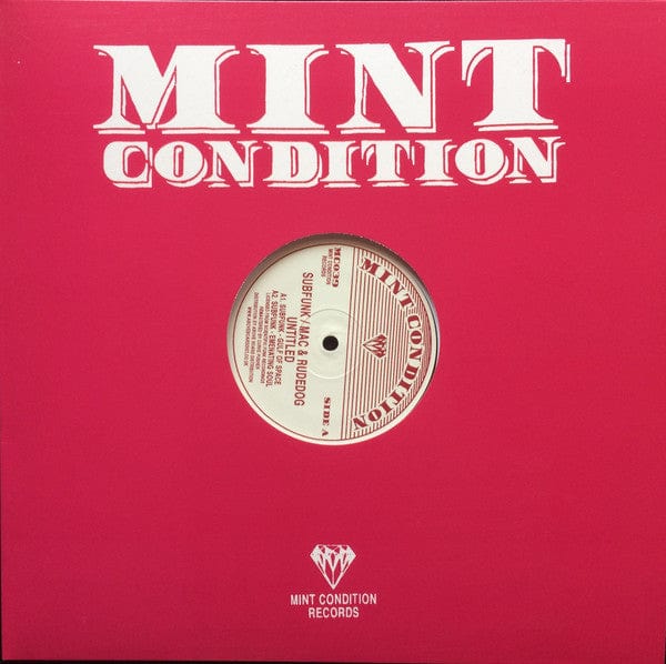 Subfunk / Mac & Rudedog -  Untitled  (12") Mint Condition (2) Vinyl