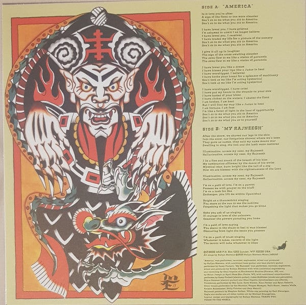 Sufjan Stevens – America (12", Asthmatic Kitty Records, 2020) Image 4