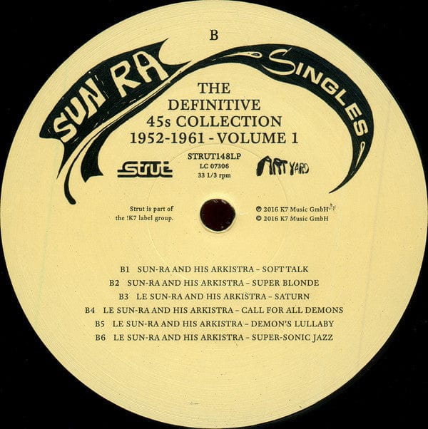 Sun Ra - Singles Volume 1: The Definitive 45s Collection 1952-1961 (3xLP) Strut,Art Yard Vinyl 730003314810