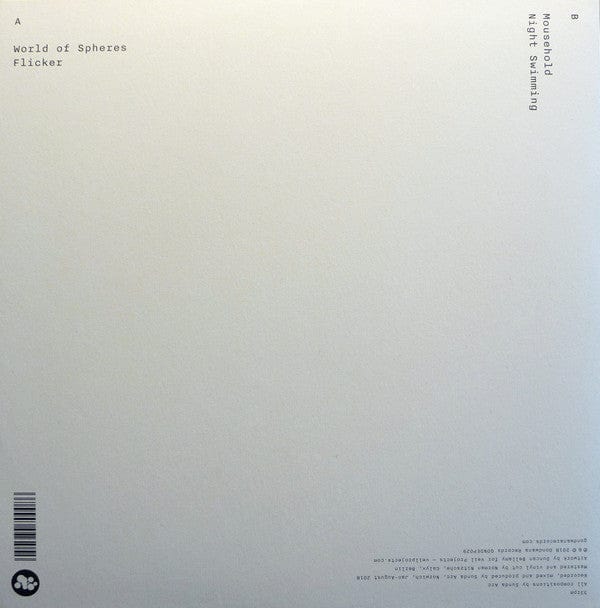 Sunda Arc – Flicker (12", Gondwana Records, 2018) Back Cover