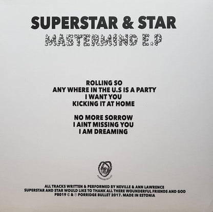 Superstar & Star - Mastermind E.P (12") Porridge Bullet / Pudru Kuul Vinyl
