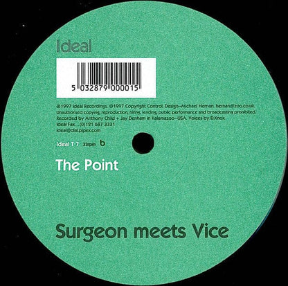 Surgeon Meets Vice - Creep (12", EP) Ideal Trax