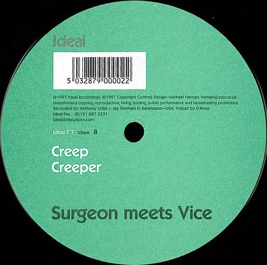 Surgeon Meets Vice - Creep (12", EP) Ideal Trax