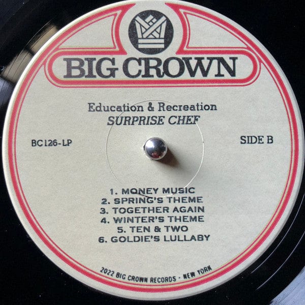 Surprise Chef – Education & Recreation (LP, Big Crown Records, 2022) Image 4