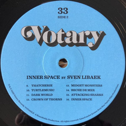 Sven Libaek - Ron & Val Taylor's Inner Space - Original Television Score (LP) Votary Records Vinyl 011586761537
