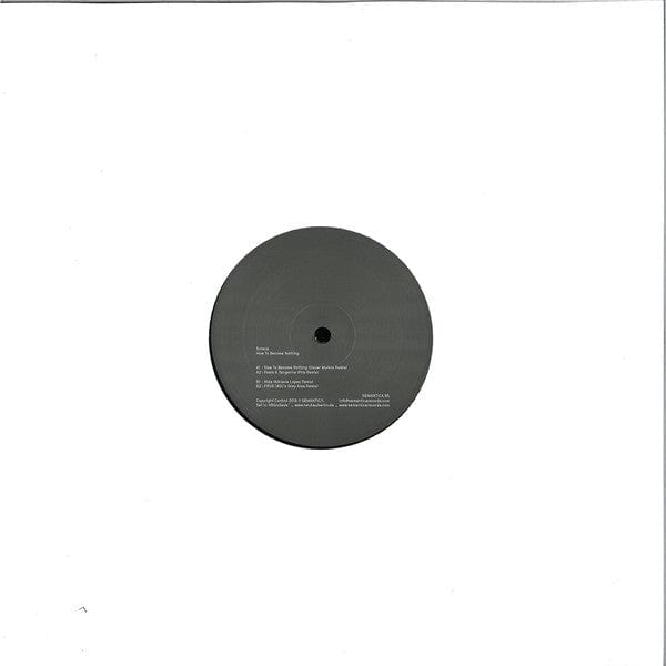 Svreca - How To Become Nothing (12", Ltd) Semantica Records