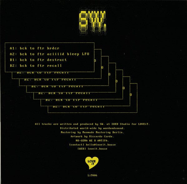 SW. - BCK TO FTR (12") LOVEiT Vinyl