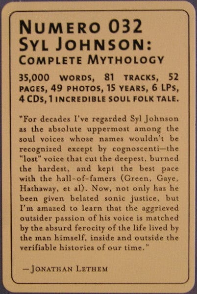 Syl Johnson - Complete Mythology (6xLP) Numero Group,Numero Group,Numero Group,Numero Group,Numero Group,Numero Group,Numero Group,Numero Group,Numero Group Vinyl 825764103220