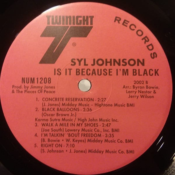 Syl Johnson – Is It Because I’m Black (LP, 180g, Numero Group, 2019) Image 4