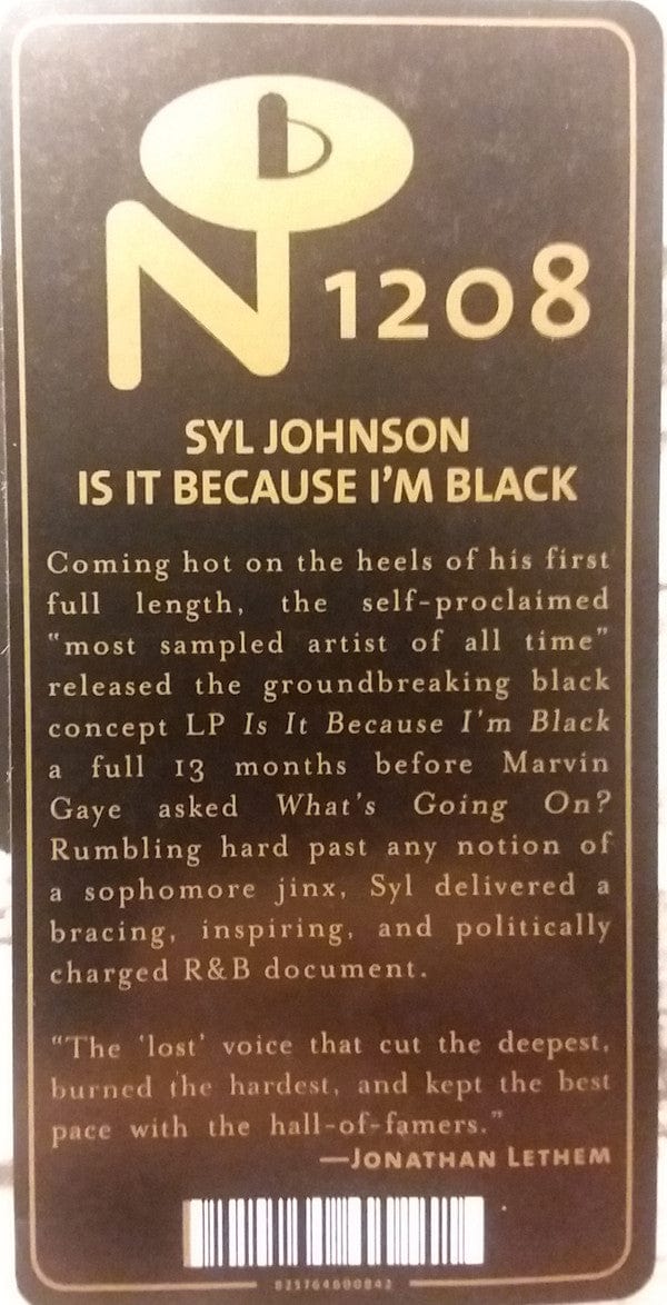 Syl Johnson – Is It Because I’m Black (LP, 180g, Numero Group, 2019) Image 5