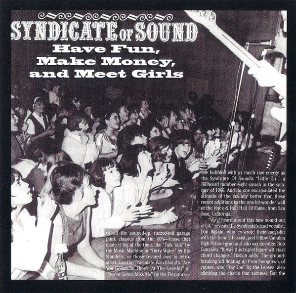 Syndicate Of Sound - Little Girl (CD) Sundazed Music CD 090771612021