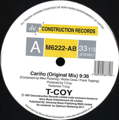 T-Coy - CariÃ±o (12", RE, RM) Deconstruction