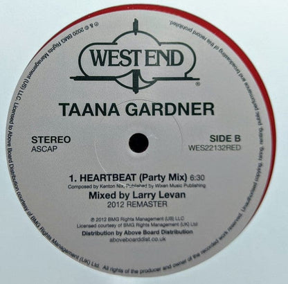 Taana Gardner - Heartbeat (12", RE, RM, RP, Red) West End Records