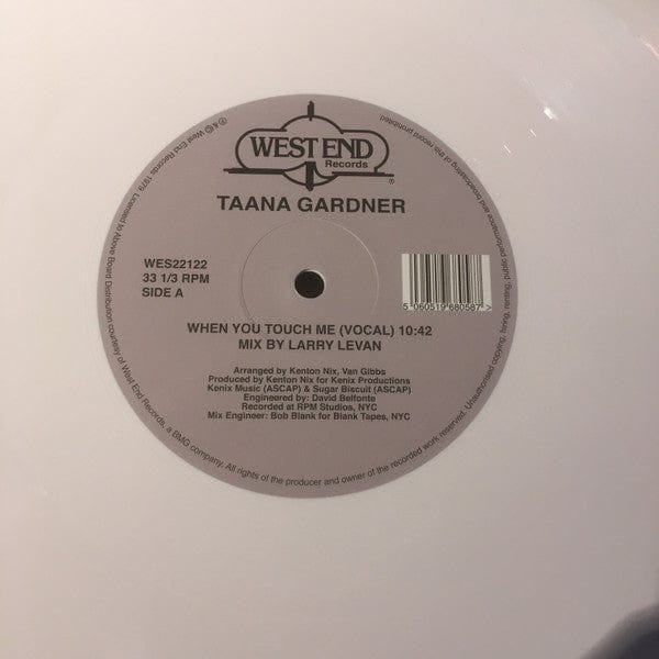 Taana Gardner - When You Touch Me (12") West End Records Vinyl