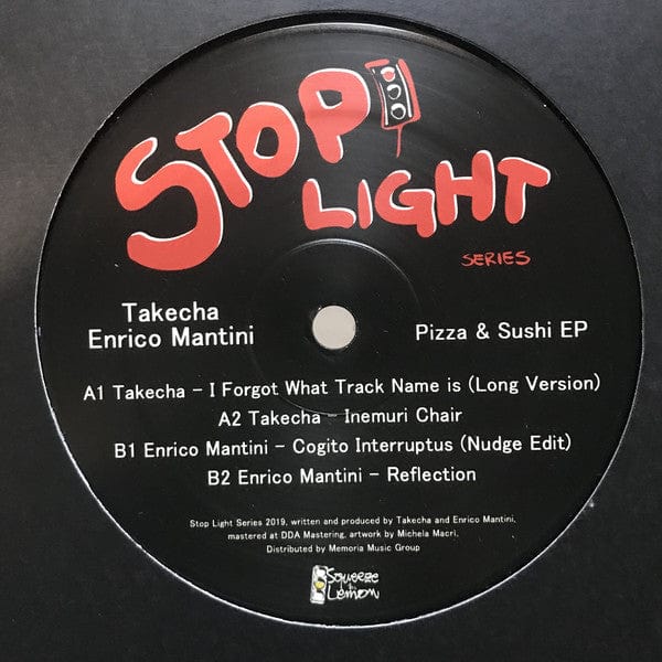 Takecha, Enrico Mantini - Pizza & Sushi EP (12", EP) Squeeze The Lemon