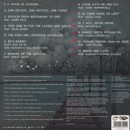 Tall Black Guy – Let's Take A Trip (2xLP, First Word Records, 2016) Back Cover