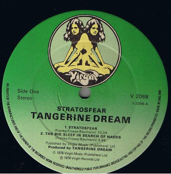Tangerine Dream - Stratosfear (LP, Album) on Further Records at Further Records
