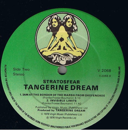 Tangerine Dream - Stratosfear (LP, Album) on Further Records at Further Records