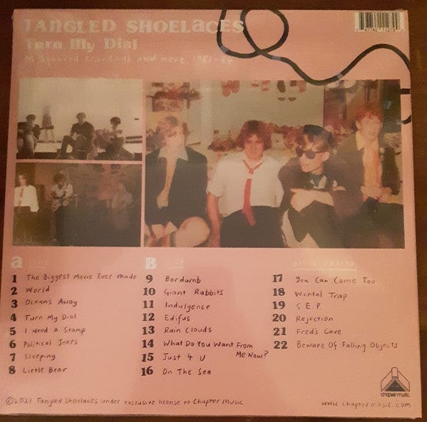 Tangled Shoelaces - Turn My Dial - M Squared Recordings and More, 1981-84 (LP, Comp, Ltd, Pin) on Chapter Music at Further Records
