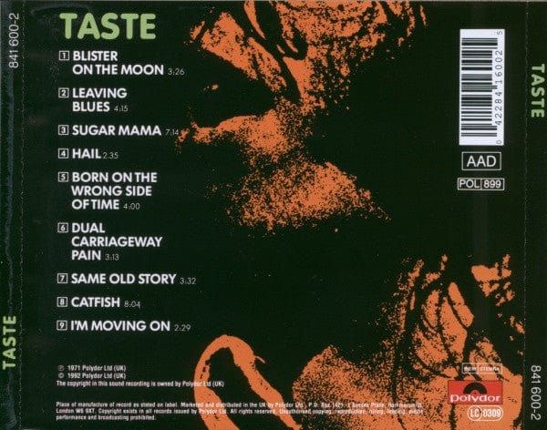 Taste (2) - Taste (CD) Polydor CD 042284160025