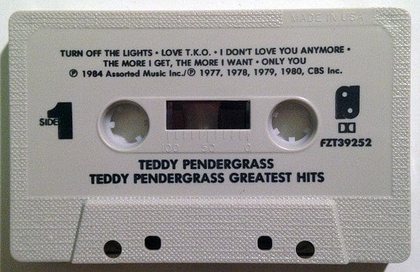 Teddy Pendergrass - Greatest Hits (Cassette) Philadelphia International Records,Philadelphia International Records Cassette 07464392524