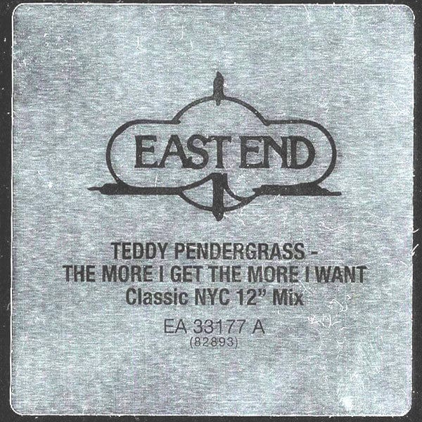 Teddy Pendergrass - The More I Get, The More I Want (12") East End Music,East End Music Vinyl